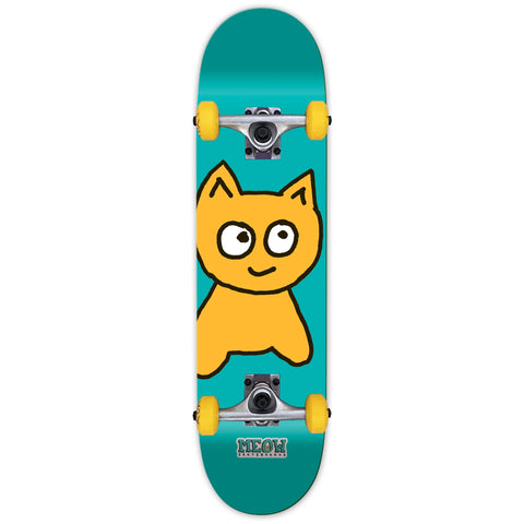 Meow Skateboards - Big Cat Teal (7.25)