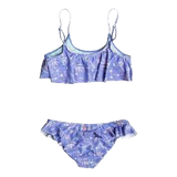 Roxy - Girls Denim Babe Flutter Triangle Bikini Set