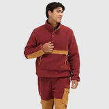 Blackstrap - Men's Caldera Sherpa Fleece Pullover 1/2 Snap