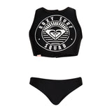 Roxy - Girls Jungle Surf Gang Crop Top Bikini Set